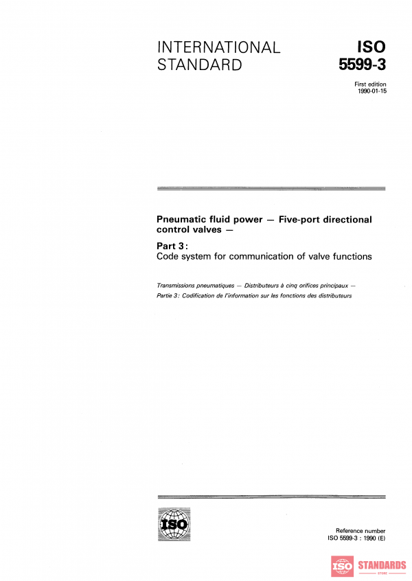 ISO 5599-3:1990 PDF