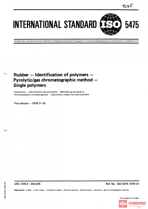 ISO 5475:1978 PDF