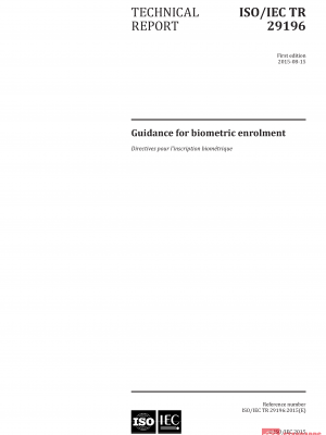 ISO/IEC TR 29196:2015 PDF