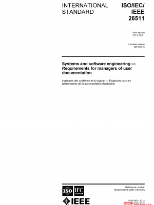 ISO/IEC/IEEE 26511:2011 PDF