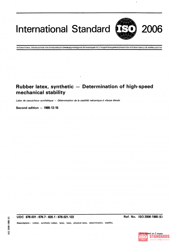 ISO 2006:1985 PDF