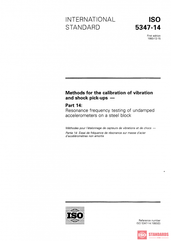 ISO 5347-14:1993 PDF