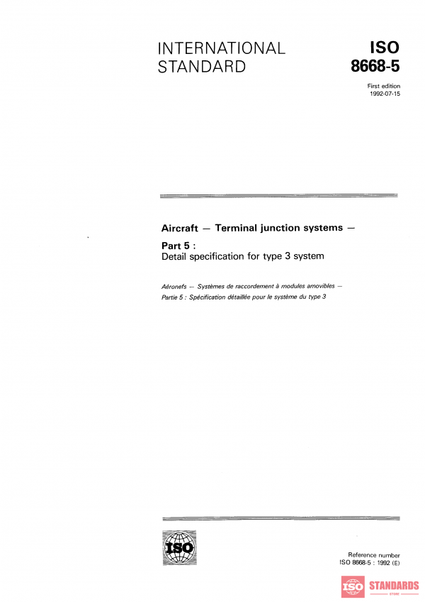 ISO 8668-5:1992 PDF