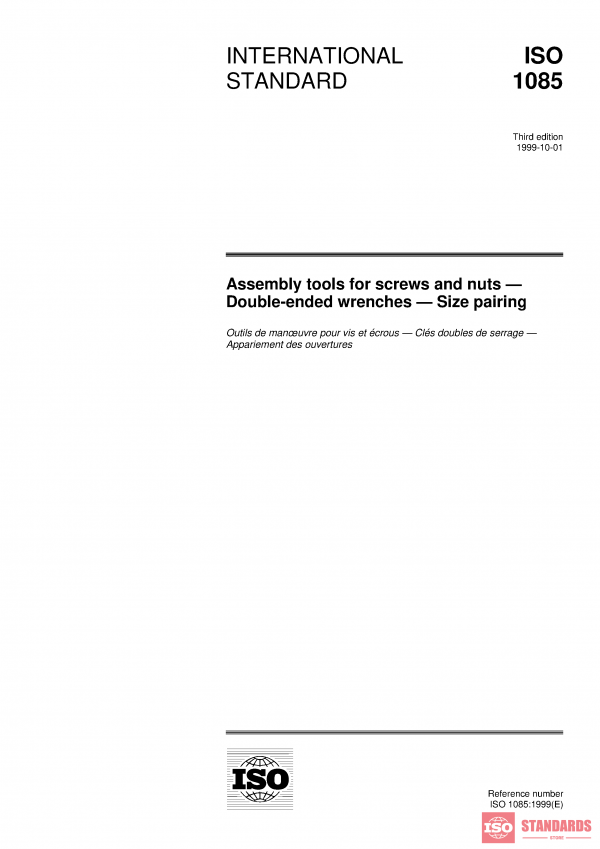 ISO 1085:1999 PDF