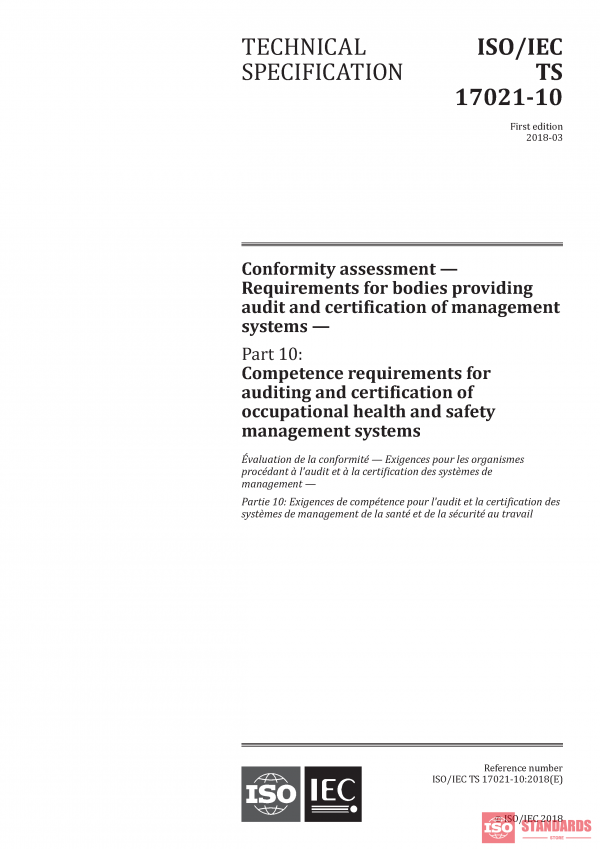 ISO/IEC TS 17021 10:2018 PDF