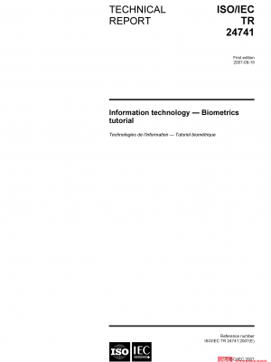 ISO/IEC TR 24741:2007 PDF