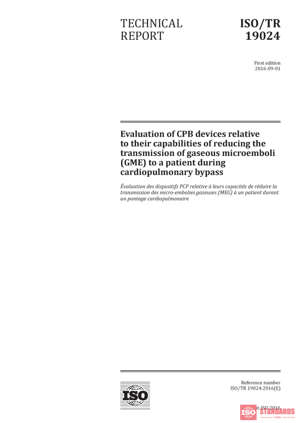 ISO/TR 19024:2016 PDF