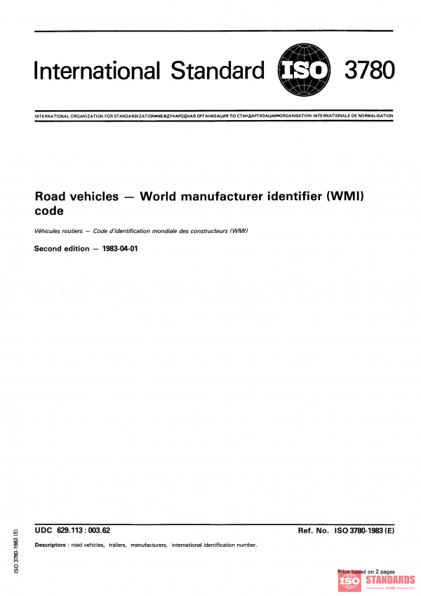 ISO 3780:1983 PDF