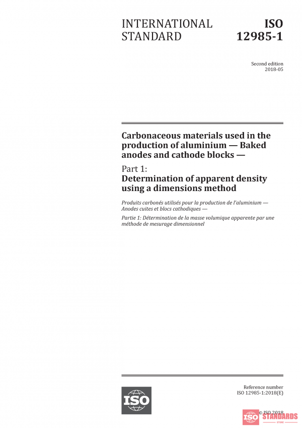 ISO 12985-1:2018 PDF