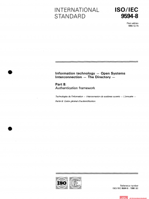 ISO/IEC 9594-8:1990 PDF