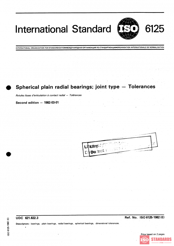ISO 6125:1982 PDF