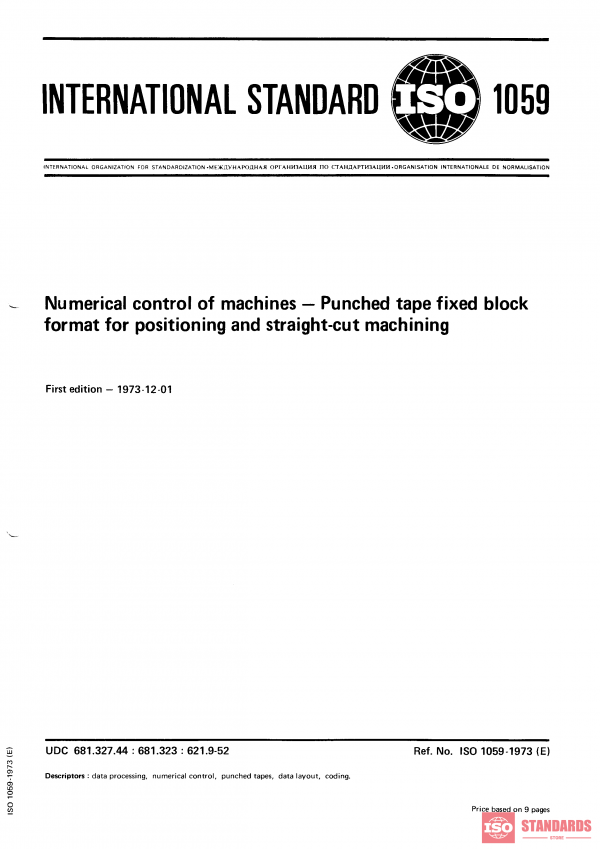 ISO 1059:1973 PDF