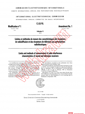 CISPR 13:1975/AMD1:1983 PDF