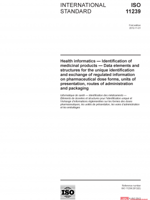 ISO 11239:2012 PDF