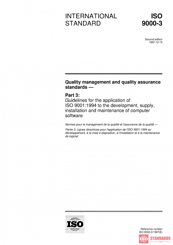 ISO 9000-3:1997 PDF
