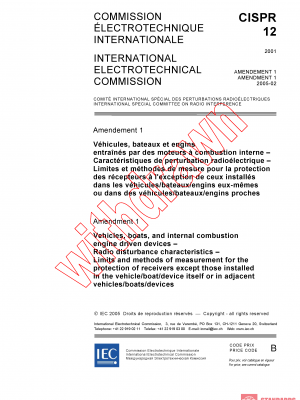 CISPR 12:2001/AMD1:2005 PDF