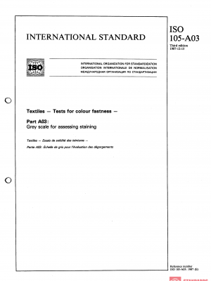 ISO 105-A03:1987 PDF