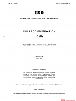 ISO/R 789:1968 PDF