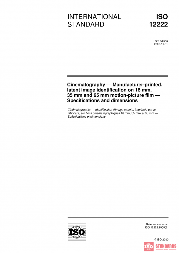 ISO 12222:2000 PDF