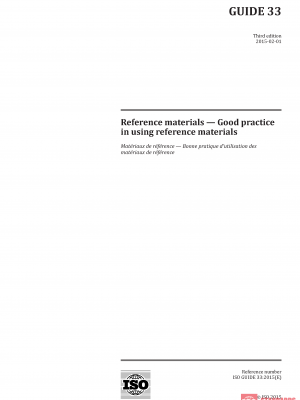 ISO Guide 33:2015 PDF