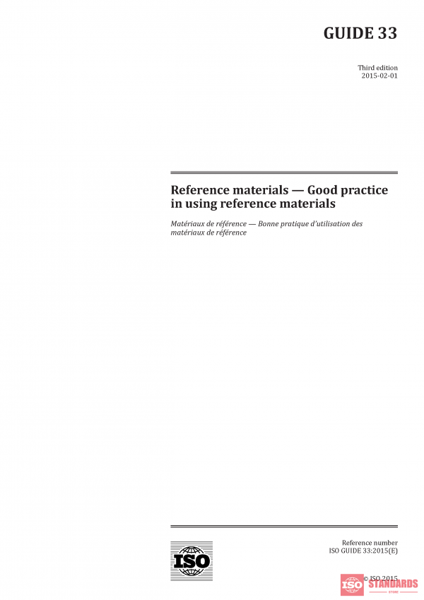ISO Guide 33:2015 PDF