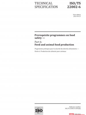 ISO/TS 22002-6:2016 PDF