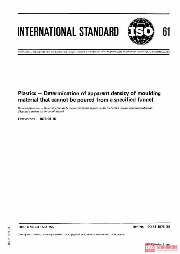 ISO 61:1976 PDF