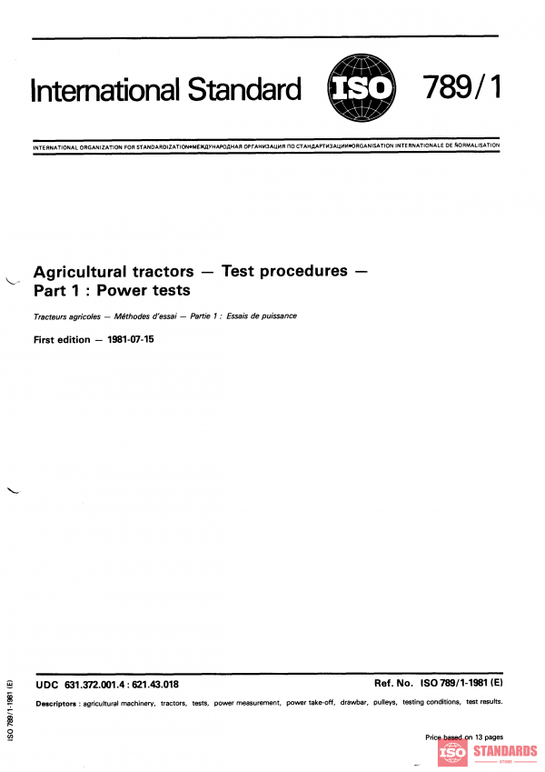 ISO 789-1:1981 PDF