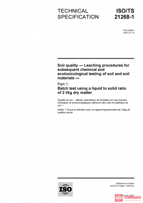 ISO/TS 21268-1:2007 PDF