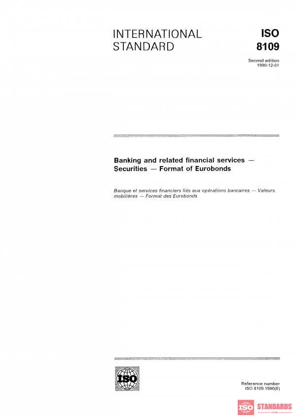 ISO 8109:1990 PDF