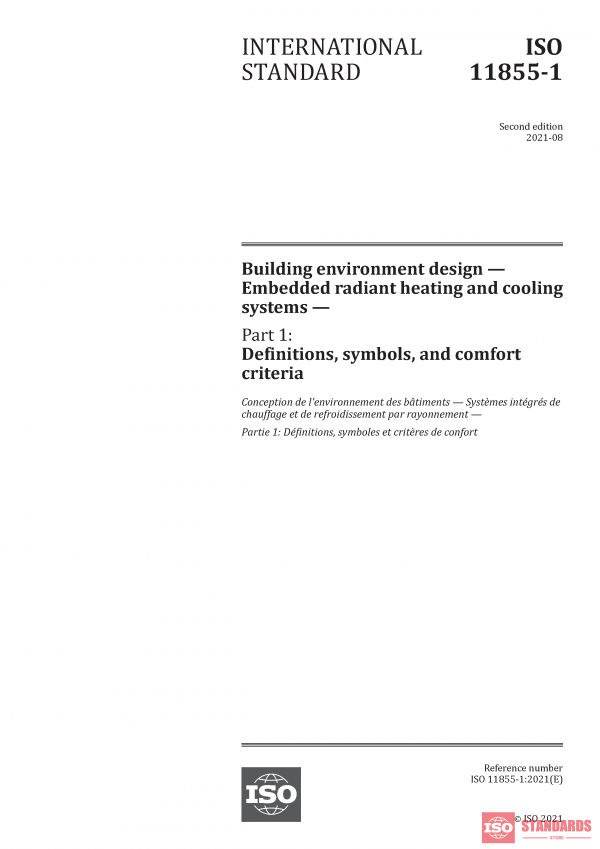 ISO 11855-1:2021 PDF