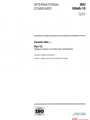ISO 10545-13:1995 PDF