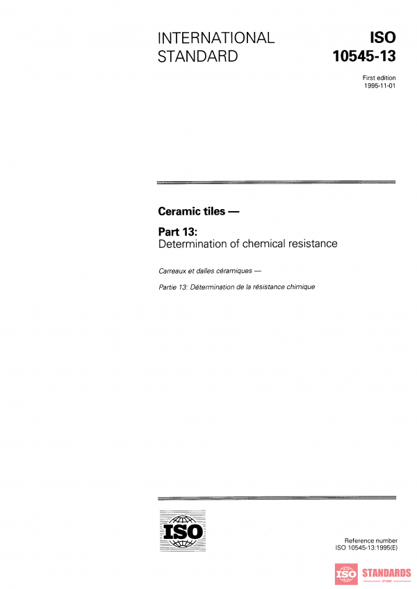 ISO 10545-13:1995 PDF