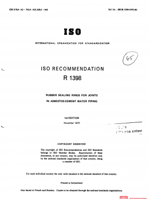 ISO/R 1398:1970 PDF