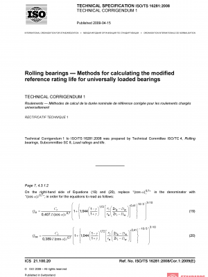ISO/TS 16281:2008/Cor 1:2009 PDF