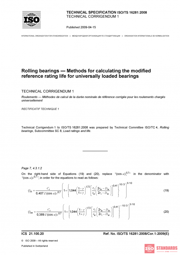 ISO/TS 16281:2008/Cor 1:2009 PDF