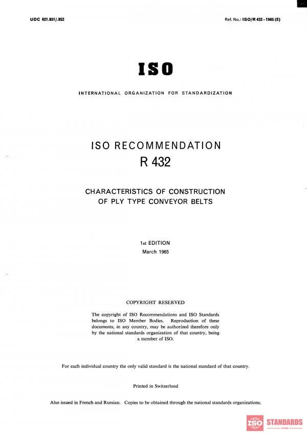 ISO/R 432:1965 PDF