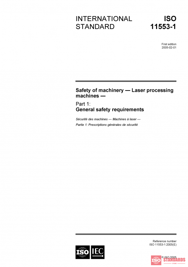 ISO 11553-1:2005 PDF