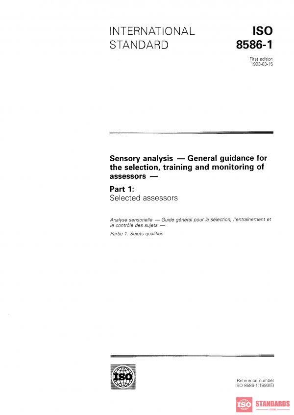 ISO 8586-1:1993 PDF