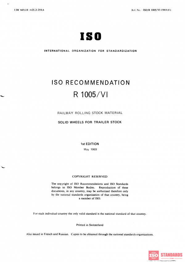 ISO/R 1005-6:1969 PDF