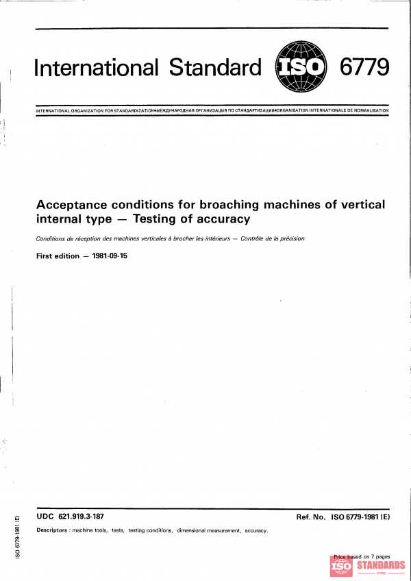 ISO 6779:1981 PDF