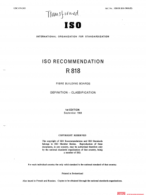 ISO/R 818:1968 PDF