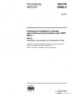 ISO/TR 10465-3:1999 PDF