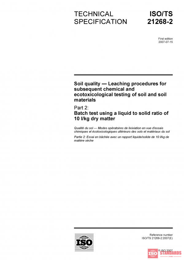 ISO/TS 21268-2:2007 PDF