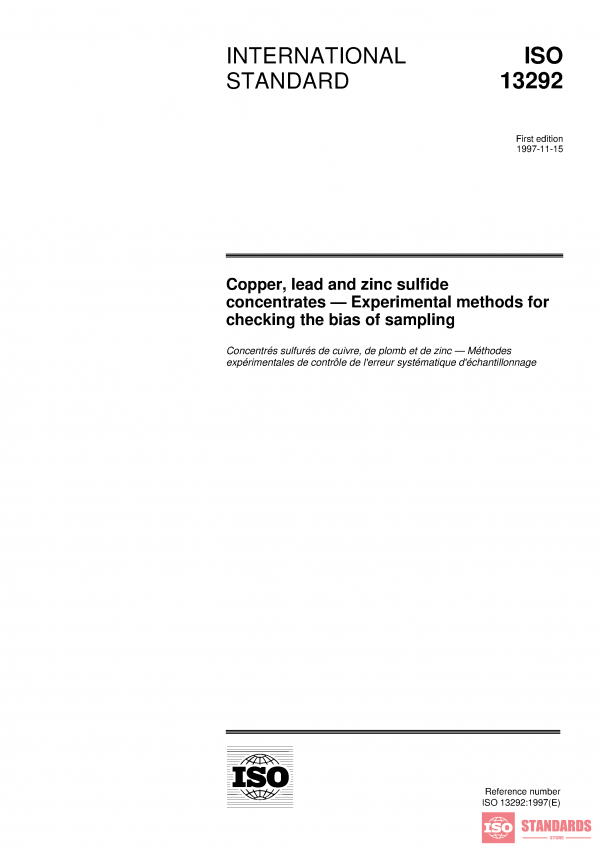ISO 13292:1997 PDF