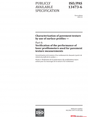 ISO/PAS 13473-6:2021 PDF