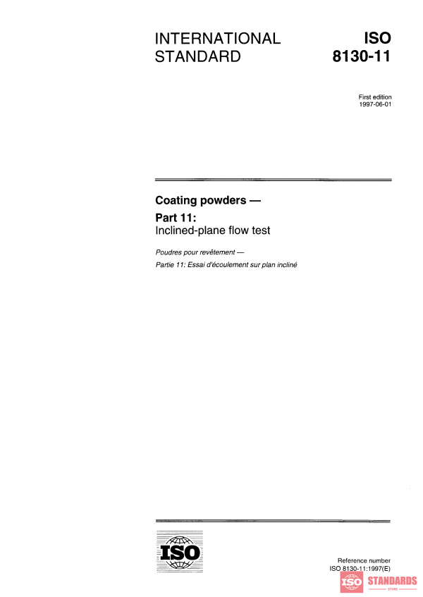 ISO 8130-11:1997 PDF