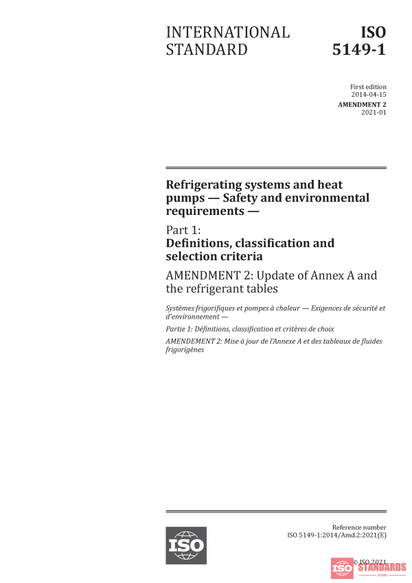 ISO 5149-1:2014/Amd 2:2021 PDF