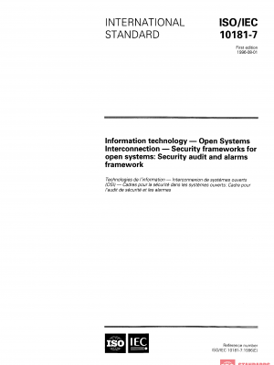 ISO/IEC 10181-7:1996 PDF