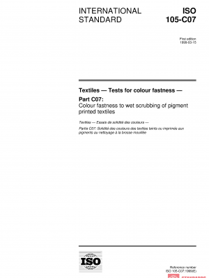 ISO 105-C07:1999 PDF
